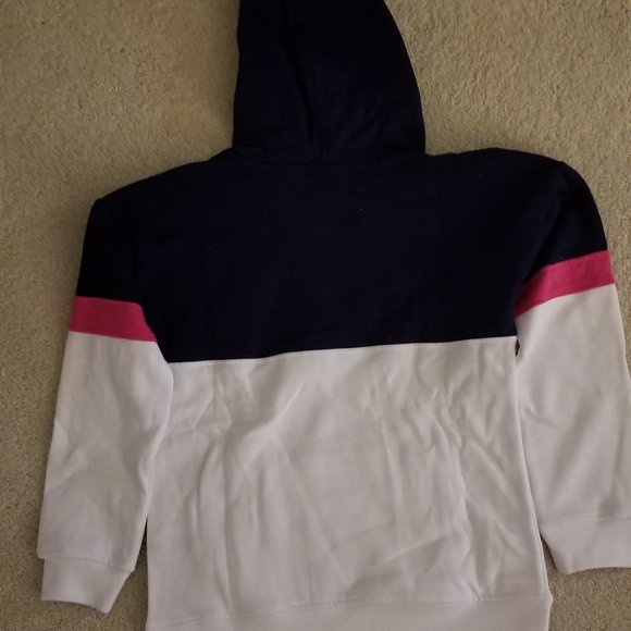 Fila Youth Pullover Hoodie Blue & White - Picture 5 of 6